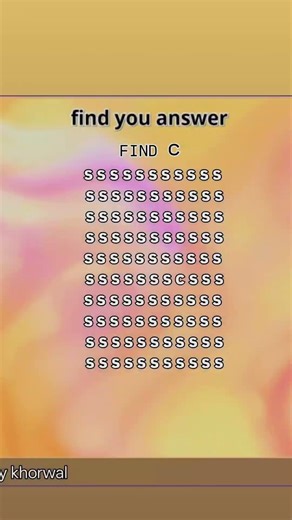 💁💁 your find the 👍C 🧠 #puzzle #trending #shortsfeed #viral #shorts #new #maths #youtubeshortNew