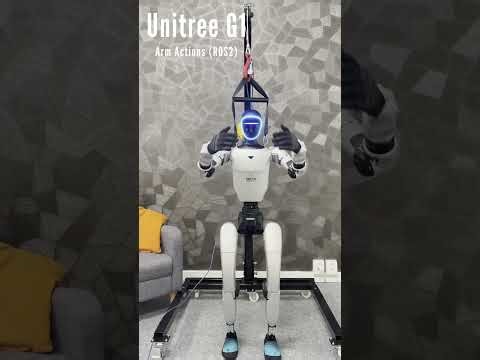 Unitree G1 – Arm Actions via ROS2 (predefined actions demo)