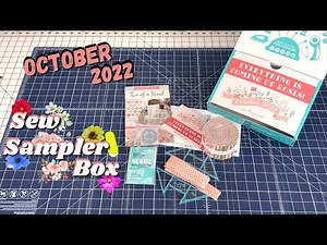 October 2022 Sew Sampler Box Unboxing