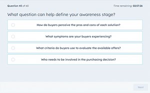 What question can help define your awareness stage?