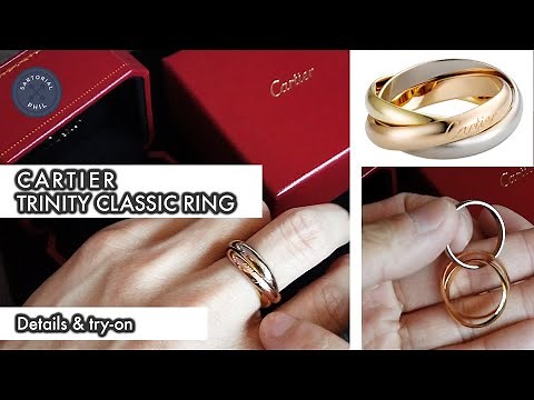 Cartier Trinity Classic Ring in Triple Gold (Yellow, Pink & White): Men's Review