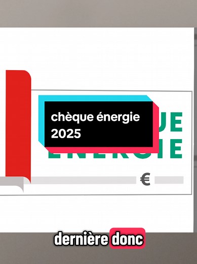 le chèque énergie 2025 vient d'être tomber, la demande à partir de mi-octobre #info #actu #chèqueénergie #2025 #tiktokviral