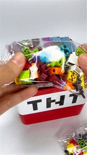 Minecraft TNT Box Unboxing 💣 #minecraft #unboxing #shorts #tnt #toys#satisfying