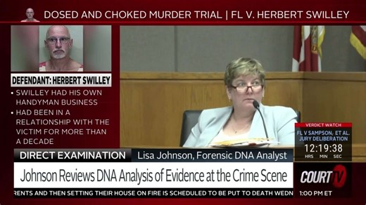Dosed & Choked Murder Trial: DNA Analyst Reviews Crime Scene Evidence