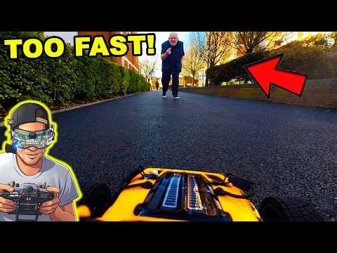 This Mini FPV RC Car is TOO FAST for Public Spaces! 😱