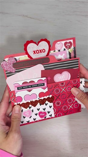 Valentine File Folder (tutorial by @Pinkstrawberryz)