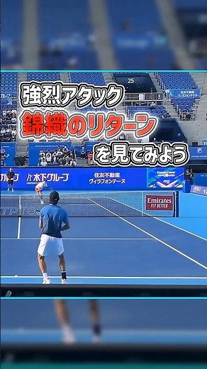 錦織圭のリターンをみてみよう