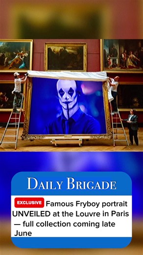 The infamous @fryboy portrait has been unveiled at the Louvre Museum in Paris after its time spent hanging in the famed slider’s living room. The work has instantly drawn crowds and confusion in equal measure, with visitors calling it “strangely captivating” and “mildly concerning in a way I can’t explain.” While the donation was officially anonymous, insiders suggest Fryboy himself may have quietly submitted the piece — possibly to escape the daily reality of having to look at it. As the origin