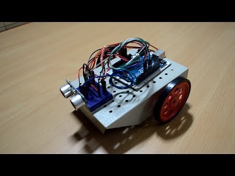 Ultrasonic Controlled Servo Car with Arduino
