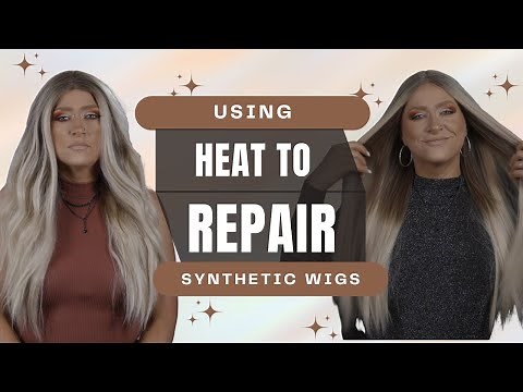 Repairing A Synthetic Wig With Heat | Beginner Synthetic Wig Tutorial