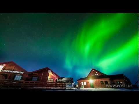 Aurora Borealis (Northern Lights). Time lapses in Norway. Polarlichter. Der Himmel brennt.