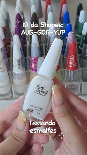 O que acharam dessa cor desse esmalte ? 💅 #unhas #nails #colorama