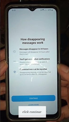 How to turn on Disappearing message in facebook messenger