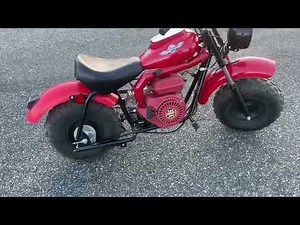 Supercharged diesel minibike