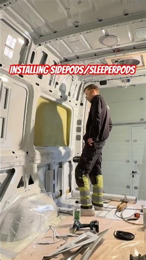 Installing Sidepods/Sleeperpods in Mercedes Sprinter L3H2