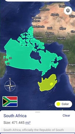 Canada vs Africa 🌍 Map Comparison | Size, Population & Geography Explained
