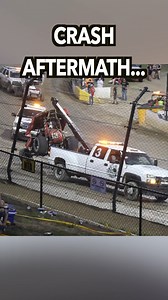 Aftermath of crash at Eldora...... | Tanner Holmes