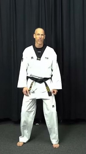Fighting Stance Basics For Taekwondo #SHORTS