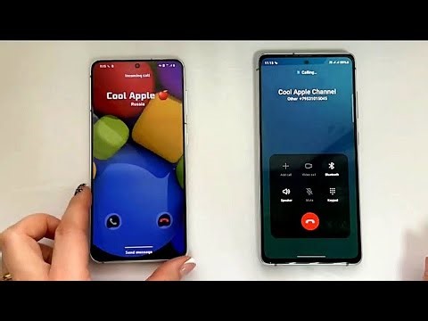 Samsung Galaxy S20 FE vs Samsung Galaxy S21 / Android 12 Incoming & outgoing calls