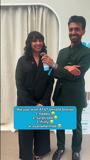 we tested our 2026 AT&T Untold Stories winners acting chops 🤣 at ‪@tribeca‬