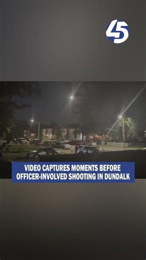 Video captures moments before officer-involved shooting in Dundalk