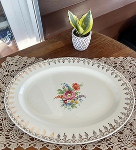 Vintage Edwin Knowles Serving Platter- 1940s - Etsy