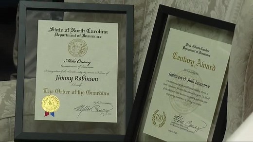 4.2K views · 12 reactions | Robinson and Stith Insurance, a local insurance firm, has been honored with the Century Award by North Carolina Insurance Commissioner Mike Causey. The award recognizes businesses in the industry that have been in operation for at least 100 years. https://wcti12.com/news/local/north-carolina-insurance-commissioner-honors-robinson-and-stith-for-120-years-of-operation | WCTI News 12 | Facebook