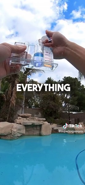 Let’s measure this pool’s alkalinity level #poolmaintenance #Poolservice #poolrepair #pools #poolside