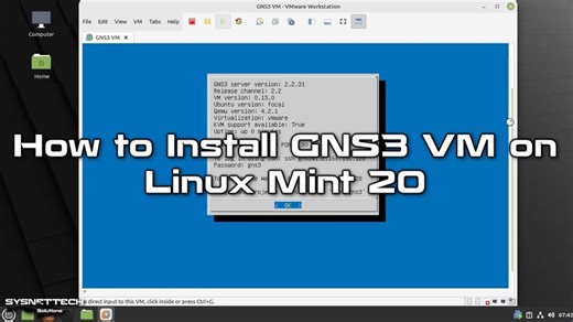 How to Install GNS3 VM Server on Linux Mint 20.3