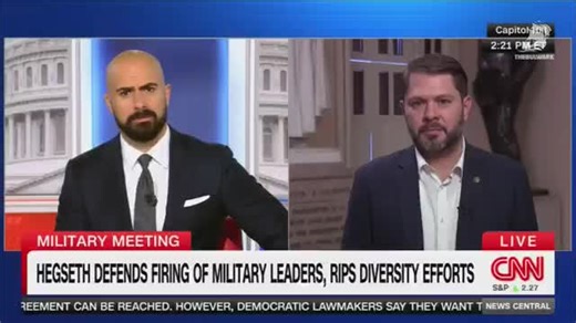 11K views · 654 reactions | Sen. Ruben Gallego: "This is the most political Department of Defense that has ever existed. It is not fulfilling its role and mission — to protect us, to protect the United States. It's now becoming an arm of the presidency. Secretary Hegseth is really a joke." | The Bulwark | Facebook