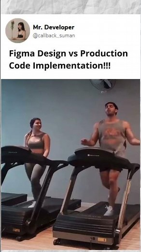 Figma Design vs Production Code Implementation!!! #coding #funny #memes