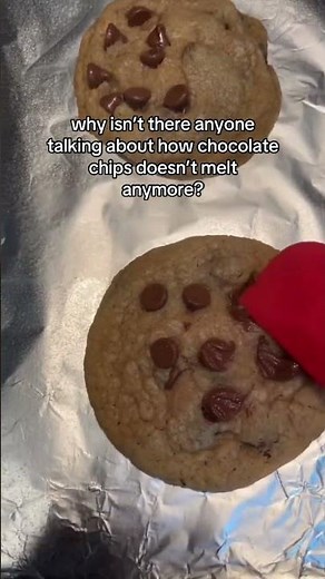 why isn’t there anyone talking about how chocolate chips doesn’t melt anymore?