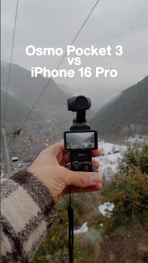 Osmo Pocket 3 Vs iPhone 16 Pro 😵‍💫