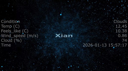 Touchdesigner天气粒子