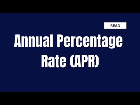 Annual Percentage Rate (APR) | (What It Really Means for You) | Read Along | Percentages Explained