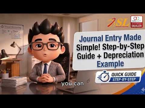 Journal Entry Made Simple! Step-by-Step Guide + Depreciation Example