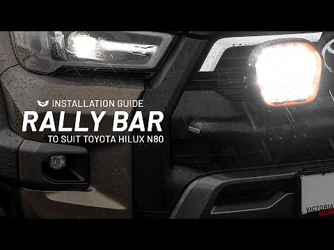 Installation Guide | STEDI™ RALLY BAR to suit Toyota Hilux (N80) SR, SR5, Rogue, & GR Sport