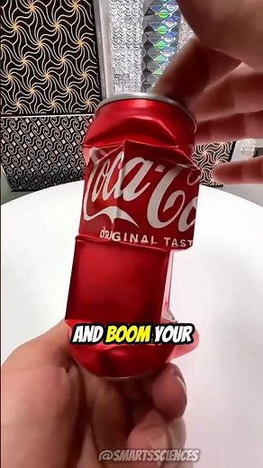 Can You Turn a Coke Can Into a Cube ? #shorts #sehar