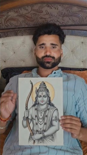 Ram Ji Drawing Easy | Bow and Arrow Sketch Tutorial #kamalartsdrawing