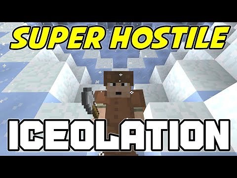 Minecraft Super Hostile ICEOLATION MAP Playthrough - Episode 1