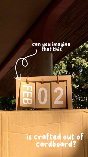 episode 6: diy desk calendar🗓 using cardboard📦✨ here'a a quick tutorial on how i made it😉 #handcraftedbyara #usefulcrafts #DIY #recycle #easycrafts #simpletutorial #recycledcrafts #ecofriendlycrafting #craftwithme | Arabelle Fabugais