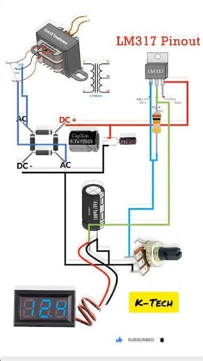 LM317 Variable Power Supply Seivathu Eppadi? Professional DIY Tutorial in Tamil #shortvideo #shorts