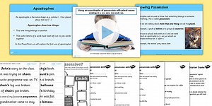 Using Apostrophes of Possession with Plural Nouns Lesson Pack