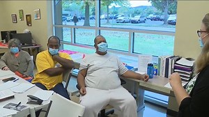 A member of the AIM Center in Chattanooga is giving back to his friends, giving them extra support as they learn how to live independently. On this week's Pay It Forward, Jessica Harthorn surprises him in class. https://bit.ly/3pWhXmI | WTVC-TV NewsChannel 9 News