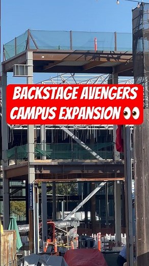 Behind the Walls: Avengers Campus Expansion Sneak Peek 🦸‍♂️✨ #disney