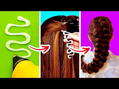 HAAR-HACKS || DIY Haar-Tools, schnelle Frisuren und Haarmasken