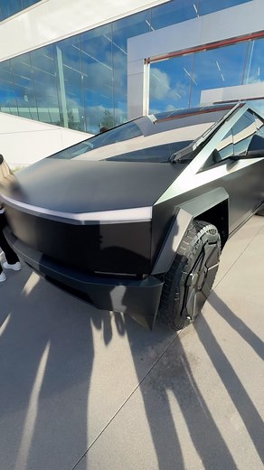 The Matte Black Cybertruck is the Batmobile #fyp #viral #tesla #tsla #cybertruck #teslacybertruck #truck | Tesla Owners of Silicon Valley
