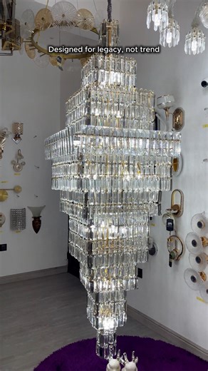 It's a new week! Long chandeliers designed for double-volume spaces, private residences, and timeless estates. Perfect for residential estates, commercial buildings, and hospitality spaces. 📍Available at Maple Electric Company LEKKI PHASE 1: 09163999926 LEKKI - AJAH: 0816200618, 09097999666 . . . . . #maplelectricng #realestate #fyp #longchandelier #timeless | Maple Electric