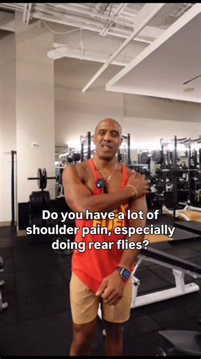Shoulder Pain During Rear Flies? FIX IT With These 3 Exercises If rear delt flies hurt your shoulder, it’s NOT always the fly itself — it’s usually weak external rotators poor stability. Here are 3 exercises I use to repair that: 🔧 1️⃣ Standing External Rotation (Slow 3-Point Control) Rotate SLOW Bring the arm up Squeeze at the top This wakes up the small stabilizers that protect your shoulder joint. 💪 2️⃣ Shoulder Flexion With Booty Band Band between hands Straight posture Raise arms just to 