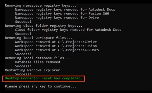Utilitaire de réinitialisation